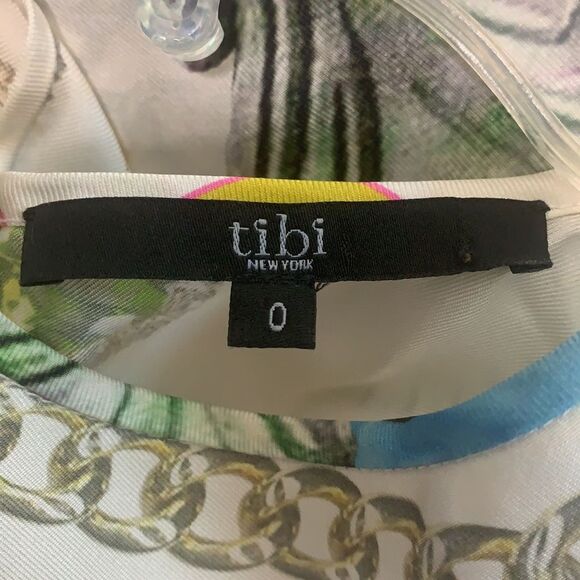 Tibi multi print with leopard tank top - Picture 7 of 8